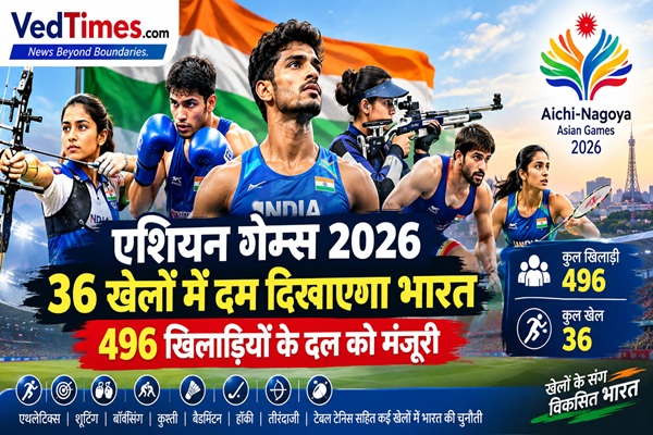 एशियन गेम्स: 36 खेलों में दम दिखाएगा भारत, 496 खिलाड़ियों के दल को मंजूरी
