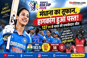 मंधाना का तूफान, गेंदबाजों का कहर, हांगकांग को 137 रन से रौंदकर सेमीफाइनल में भारत
