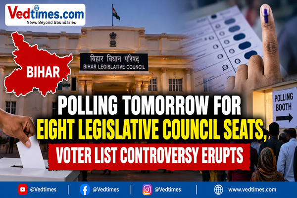 Bihar Legislative Council Elections: Voter List Controversy Erupts Ahead of Polling for Eight Seats