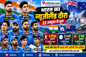 भारत का न्यूजीलैंड दौरा 22 अक्टूबर से शुरू: टी20, वनडे और टेस्ट में होगी कड़ी परीक्षा, बदला लेने उतरेगी टीम इंडिया