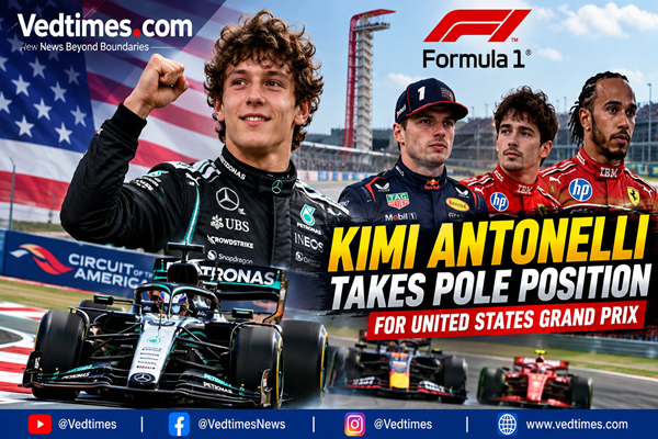Kimi Antonelli Takes Pole Position for United States Grand Prix in Austin