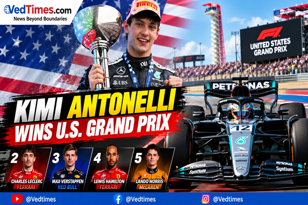 Kimi Antonelli Wins United States Grand Prix as Mercedes Star Extends Championship Lead
