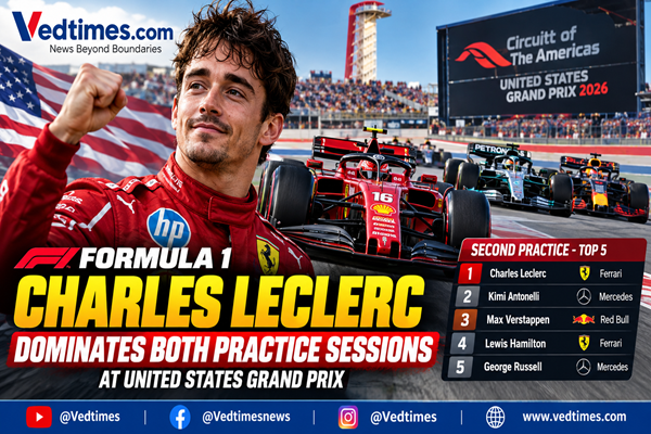 Formula 1: Charles Leclerc Dominates Both Practice Sessions at United States Grand Prix