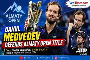 Daniil Medvedev Defends Almaty Open Title with Comeback Victory